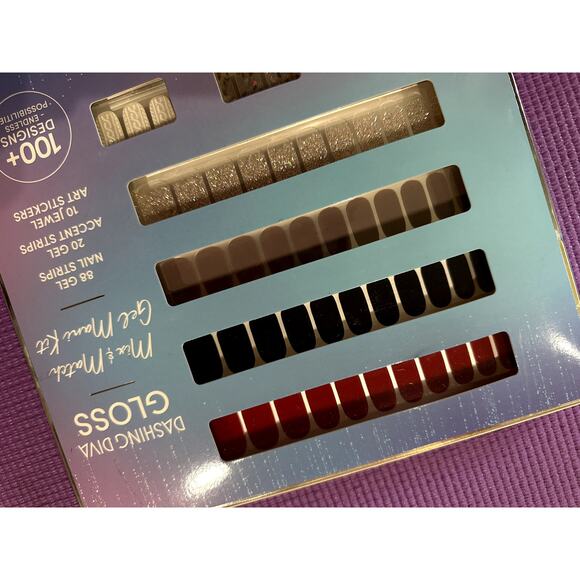 Dashing Diva Gloss Mix & Match Gel Mani Kit 100+ Designs NEW - Picture 2 of 4